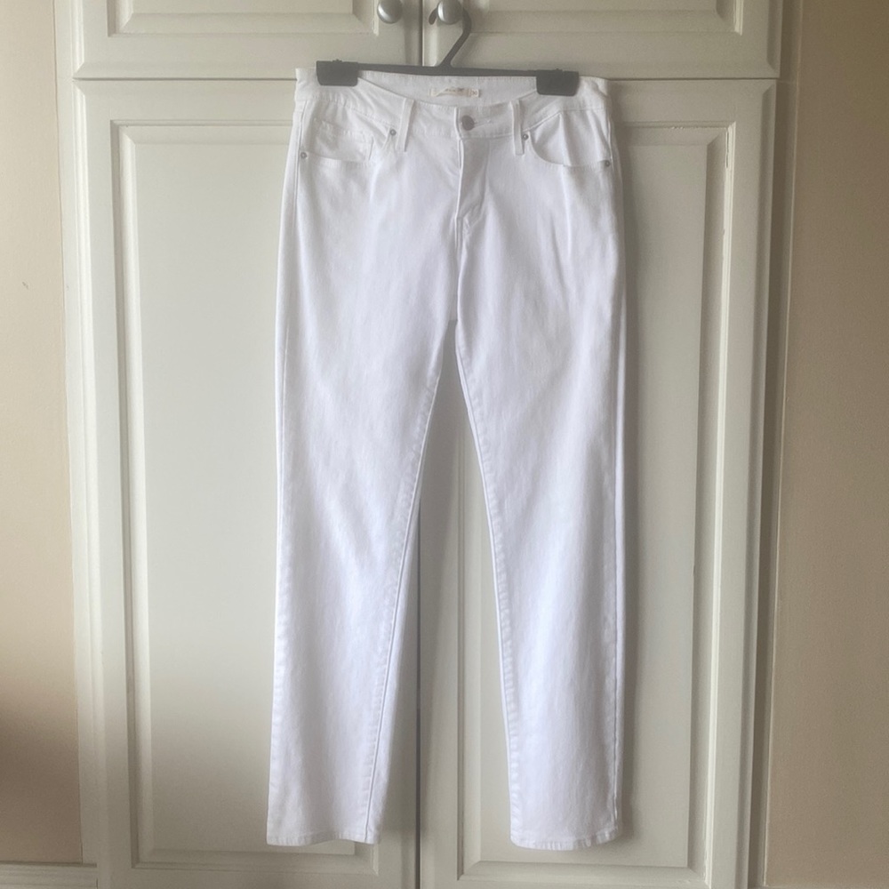 LEVIS 712 WHITE SLIM Sz 30